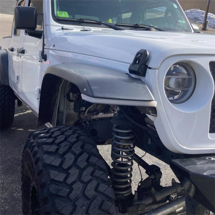Jeep Wrangler JL Gladiator JT 9.5 x 0.75 Inch Slim Chop Kit DRL with Sequential Switchback Turn Signal and Side Marker Light