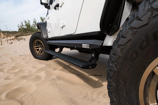 PowerStep XL Black Includes OEM style illumination 18-24 Jeep Wrangler