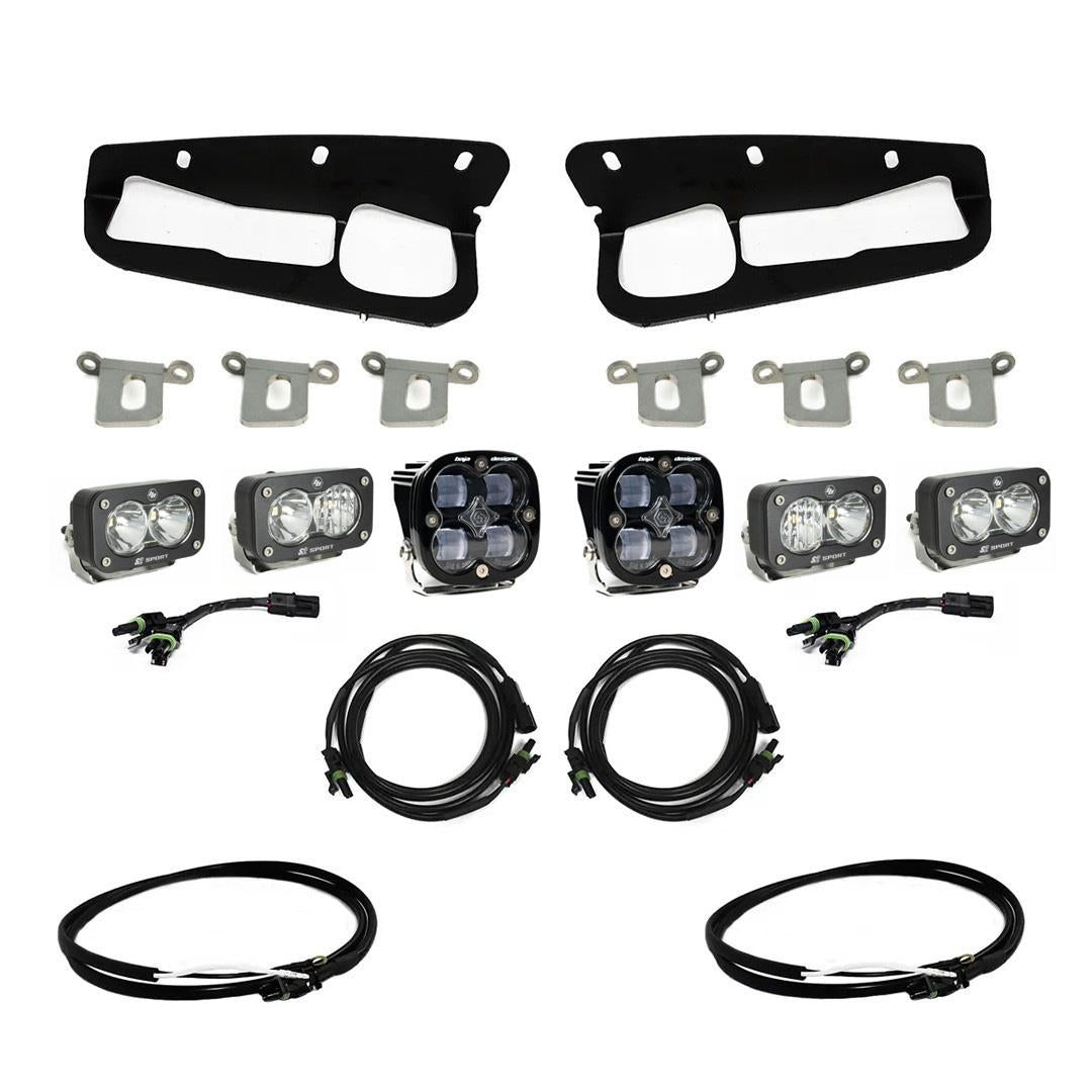 Baja Designs Clear SAE Fog Pocket Kit w/ Upfitter - Bronco 2021+