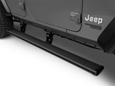 PowerStep Black Includes OEM style illumination 18-24 Jeep Wrangler 4-Door