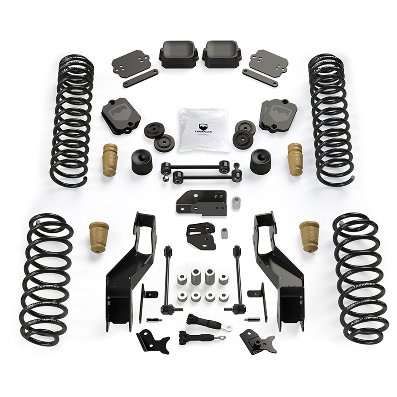 Teraflex 3.5in Alpine CT3 Short Arm Suspension System – No Shocks - JL 4dr