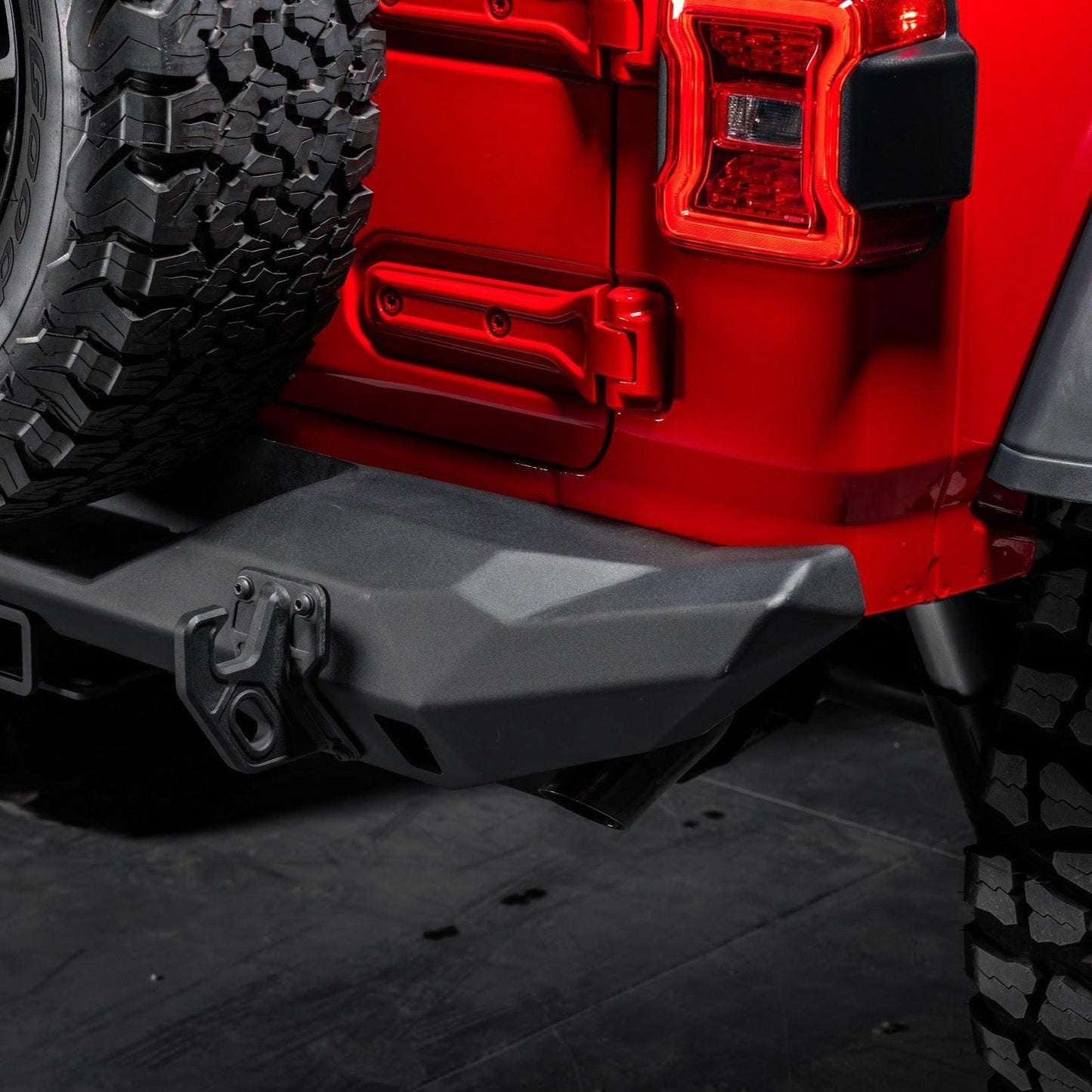 RIVAL Rear Aluminum Stubby Bumper Jeep Wrangler JL 2018-2024