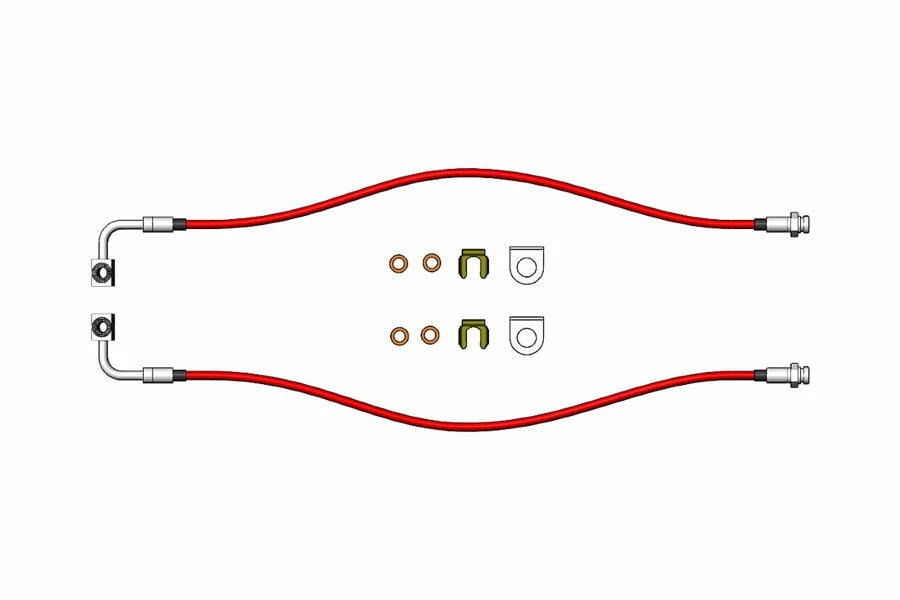 Clayton Extended Rear Brake Lines - JT Gladiator 2020+