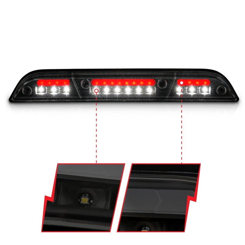 ANZO 15-20 Ford F-150 - F-450 LED Third Brake Light - Black Housing/Smoke Lens